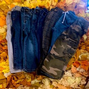 COPY - COPY - 9 pair Toddler boys jeans pant bundle lot ) FREE SHIPPING
